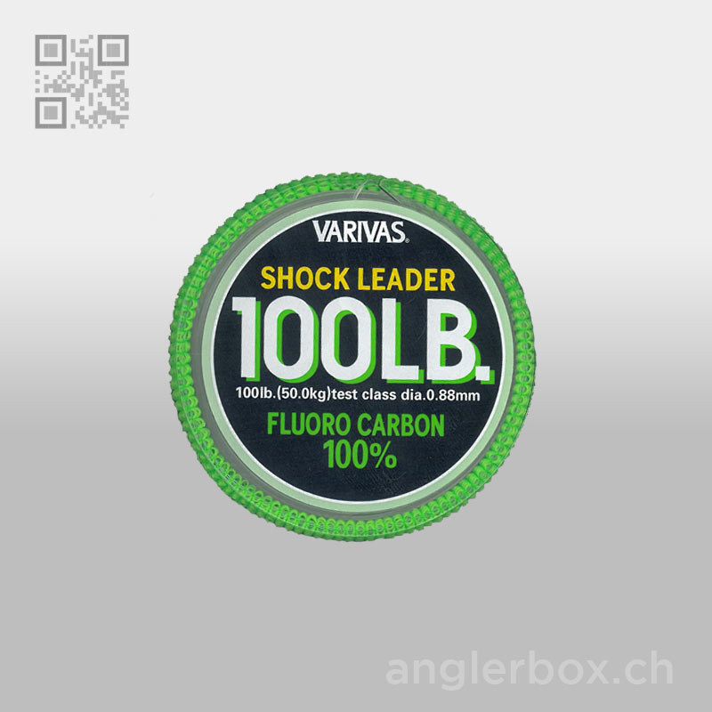 Varivas Shock Leader 100% Fluorocarbone – 30 M – 12 Lbs (0,29 Mm, 5,4 Kg) – Résistance Et Discrétion Pour Pêcheur Exigeant