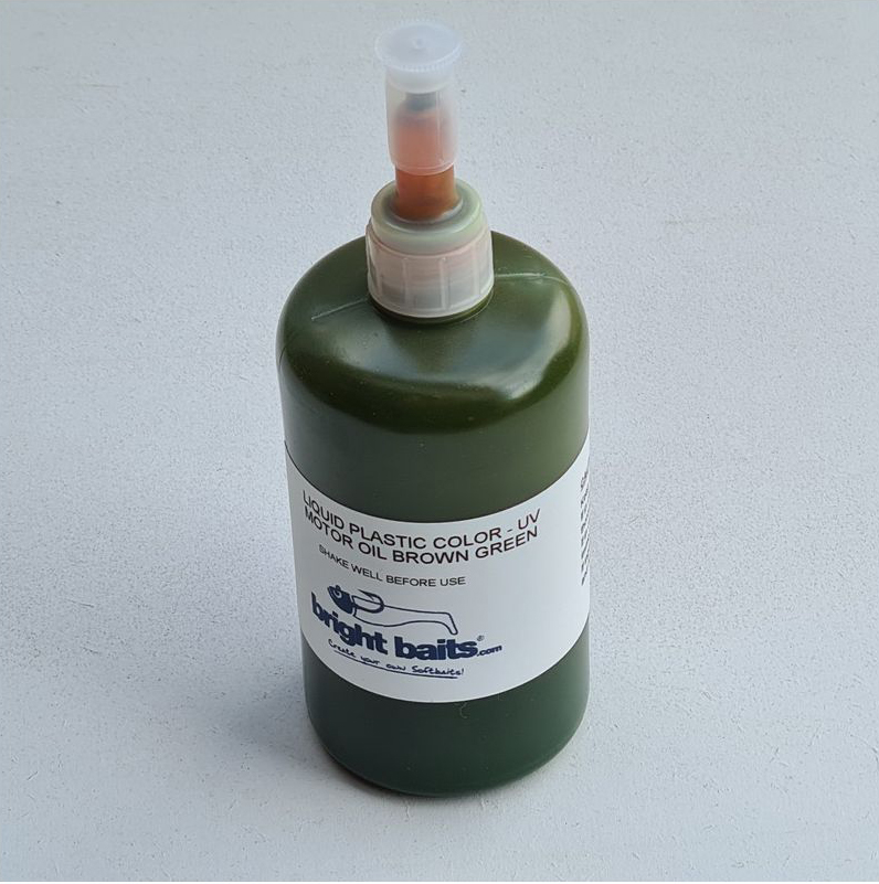 Flüssig Kunststoff Farbe - UV - Motor Green Brown - AnglerBox